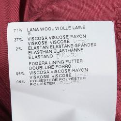 Pre Owned Dsquared2 Black Leather Trim Sleeveless Dress M