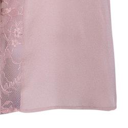 Elie Saab Blush Pink Lace Insert Sleeveless Top S