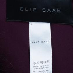 Elie Saab Amethyst Fox Fur Capelet OS