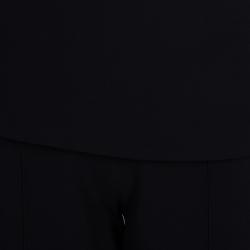 Elie Saab Black Peplum High Waist Trousers S
