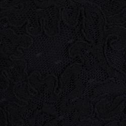 Pre Owned Elie Saab Black Lace Long Sleeve Gown S