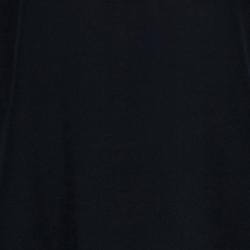 Pre Owned Elie Saab Black Lace Detail Long Sleeve Top S