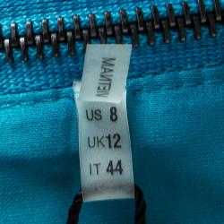 Pre Owned Elie Tahari Black Short Sleeve Half Peplum Sybil Dress M