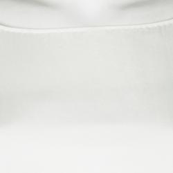 Pre Owned Elie Tahari Cream Silk Embellished Cuff Detail Long Sleeve Blouse XL