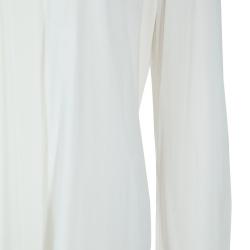 Pre Owned Elie Tahari White Pleated Top XL