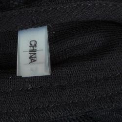 Pre Owned Elie Tahari Black Silk Sleeveless Top M