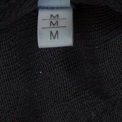 Pre Owned Elie Tahari Black Silk Sleeveless Top M