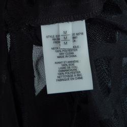 Pre Owned Elie Tahari Black Silk Sleeveless Top M