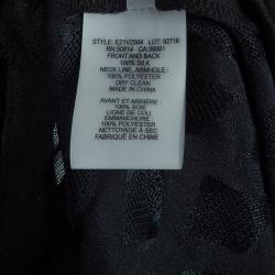 Pre Owned Elie Tahari Black Silk Sleeveless Top M