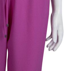 Elie Tahari Pink Elasticized Waist Straight Cut Pants S