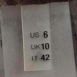 Pre Owned Elie Tahari Olive Green and Brown Textured Cotton Leather Trim Box Jacket M