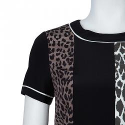 Pre Owned Elizabeth And James Animal Print Dress XS