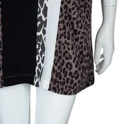 Pre Owned Elizabeth And James Animal Print Dress XS