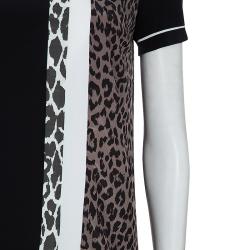 Pre Owned Elizabeth And James Animal Print Dress XS