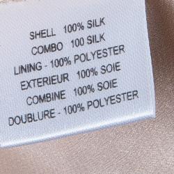 مملوكة مسبقًا Elizabeth and James Beige Ribbon Detail Top M