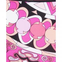 Pre Owned Emilio Pucci Pink Printed Knit Long Sleeve Top M
