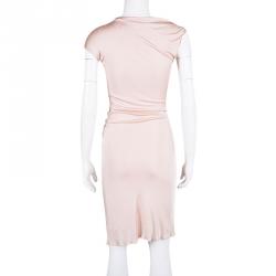 مملوكة مسبقًا Emilio Pucci Baby Pink Ruched Dress S