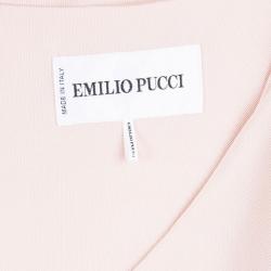 مملوكة مسبقًا Emilio Pucci Baby Pink Ruched Dress S