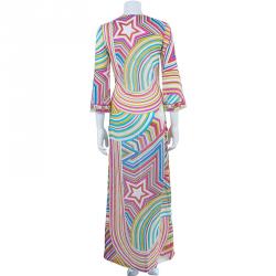 Pre Owned Emilio Pucci Multicolor Beach Dress S