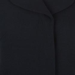 Emilio Pucci Black Print Lining Coat M