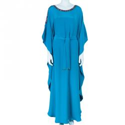 Pre Owned فستان ايميليو بوتشي قفطان أزرق OS