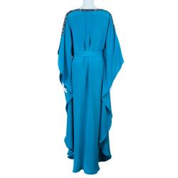 Pre Owned فستان ايميليو بوتشي قفطان أزرق OS