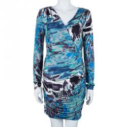 مملوكة مسبقًا Emilio Pucci Multicolor Long Sleeve Dress M