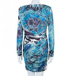 مملوكة مسبقًا Emilio Pucci Multicolor Long Sleeve Dress M