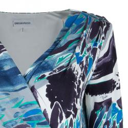 مملوكة مسبقًا Emilio Pucci Multicolor Long Sleeve Dress M