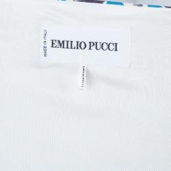 مملوكة مسبقًا Emilio Pucci Multicolor Long Sleeve Dress M