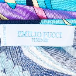Pre Owned Emilio Pucci Mutlicolor Halterneck Top S
