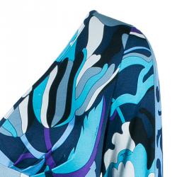 Pre Owned فستان ايميليو بوتشي ميدي طبع تجريدي S