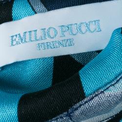 Pre Owned فستان ايميليو بوتشي ميدي طبع تجريدي S