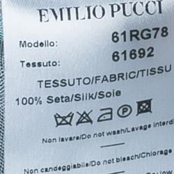 Pre Owned فستان ايميليو بوتشي ميدي طبع تجريدي S