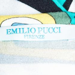 Pre Owned توب أيميليو بوتشي أزرق متعدد الألوان M