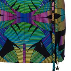 Emilio Pucci Multicolor Belted Print Top S