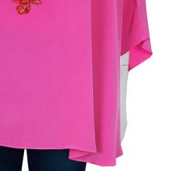 Emilio Pucci Pink Embellished Kaftan Top OS