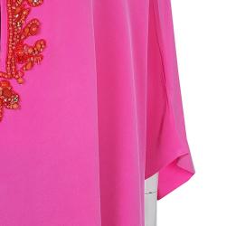 Emilio Pucci Pink Embellished Kaftan Top OS