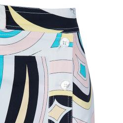 Pre Owned Emilio Pucci Printed A-Line Skirt M