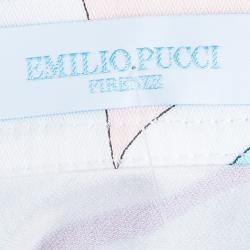 Pre Owned Emilio Pucci Printed A-Line Skirt M