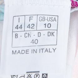 Pre Owned Emilio Pucci Printed A-Line Skirt M