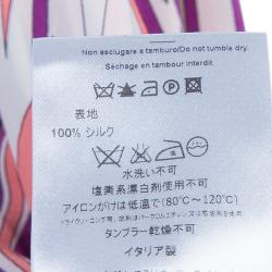 Pre Owned فستان ايميليو بوتشي بأكمام طويلة طباعة متعددة الألوان S