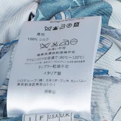 مملوكة مسبقًا توب أميليو بوتشي طباعة متعددة الألوان بأكمام طويلة S