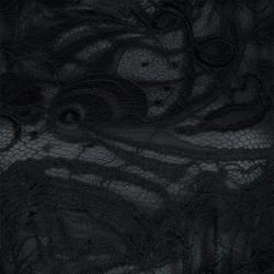 Pre Owned توب أميليو بوتشي بيبلوم دانتيل أسود بلا أكمام S