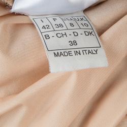 Pre Owned فستان ايميليو بوتشي بأكمام طويلة وطباعة متعددة الألوان M