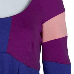 Emilio Pucci Multicolor Knit Colorblock Wool Dress M