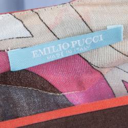 Emilio Pucci Multicolor Printed Cotton Tunic L