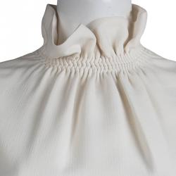 Pre Owned فستان أيميليو بوتشي صوف أصفر فاتح بلا أكمام S