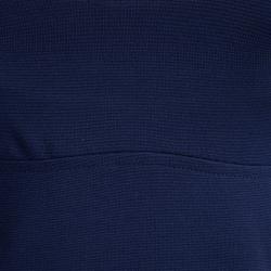 مملوكة مسبقًا Emilio Pucci Navy Blue Cap Sleeve Fitted Dress S