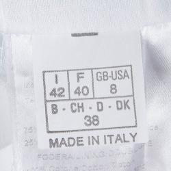 Pre Owned Emilio Pucci Multicolor Printed Velvet Wraparound Mini Skirt M